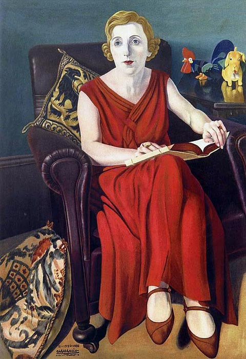  Portrait of Signora Vighi by Cagnaccio di San Pietro, 1930