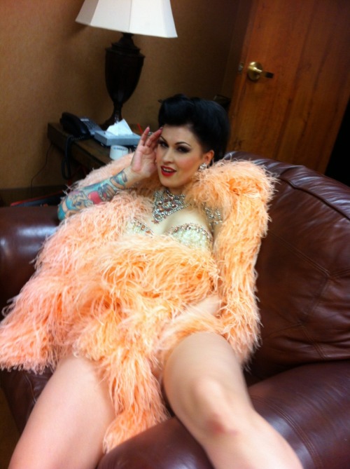 Backstage fun with Bustout Burlesque