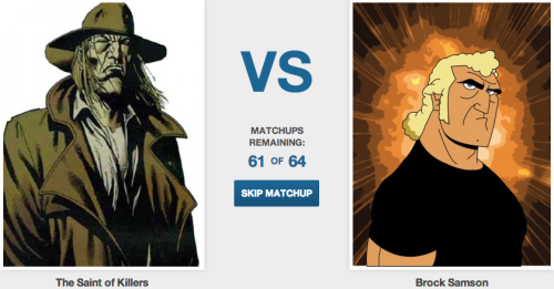 collegehumor:  Who Would Win in a Fight? [Click to start voting] And be sure to send us your toughest one and we’ll RB to help crowdsource the answer.