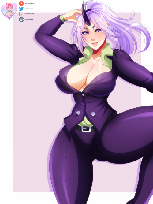   Gotta love them ladies with suits! Shion