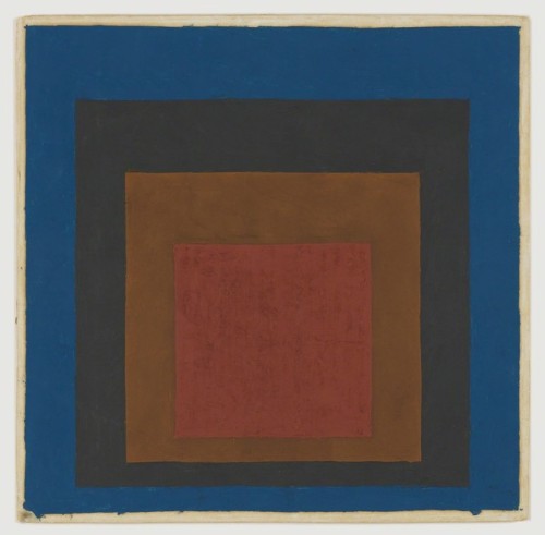 mybluewindow: Josef Albers - “Study for Homage to the Square (Night Shade)”