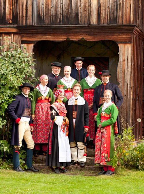 Folk costume from Dalecarlia, Sweden