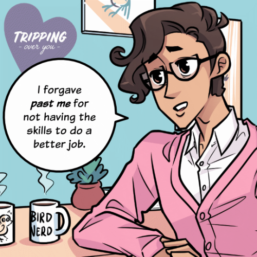 New page up for TRIPPING OVER YOU!♥ First Page Psst— our patrons on Patreon get each page one update