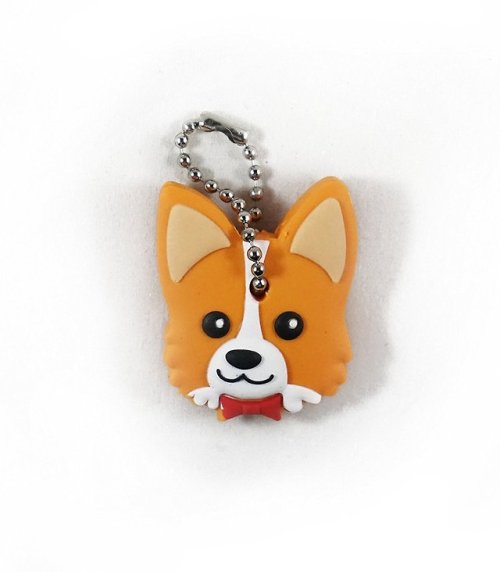 whirelez:Nayo The Corgi special soft rubber key holderAdorable. Great colors and expression. It will