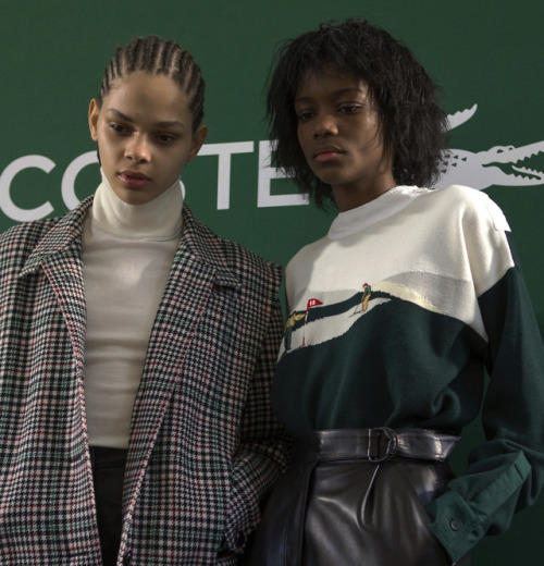 hiandra and elibeidy @ lacoste fw18