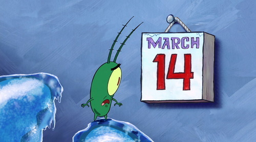 carnivalofmuses:  gamerwithamasterplan:    Well, Krabs, you know what today is? Sorry about this calender…   March 14?   WAIT! That’s not right!   It should say…   THE DAY THAT KRABS FRIES!  Reblog while you still can before Krabs fries! 