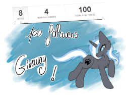 ask-coldyclaw:  Hey guys ! I finally reach 100 followers. And you know what ? It’s giveaway time ! yay This time, five of you gonna win two drawings, two linearts and one sketch.    First &amp; Second - One drawing in color. Third &amp; Fourth -