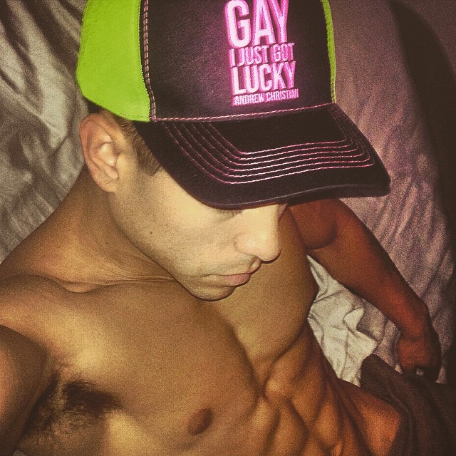andrewchristian:  Who’s this model with the sexy abs? Comment, follow, and tag