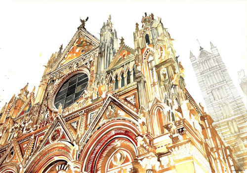 from89:   Architectural Watercolors by Maja porn pictures