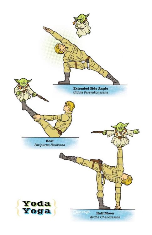 desk-yogi: Star Wars yoga, courtesy of Rob Osborne