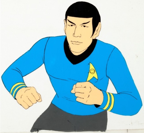 Animation art from the 1973 Filmation cartoon, STAR TREK: THE ANIMATED SERIES.