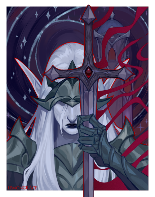  Wraith of Suramar extremely self-indulgent diptych of my night elf mage! she’s still my fav OC even