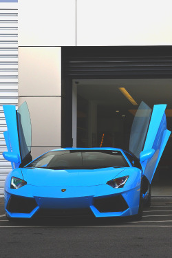 supercars-photography:  Blue Aventador 