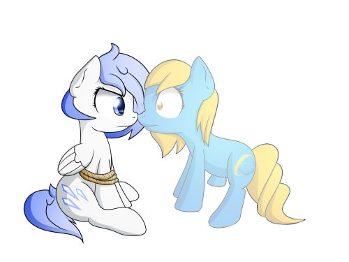 ask-googlechrome:This one took me a while to finish. +1 internet if you get the James Bond reference. Also Chrome doesn’t know how to tie proper knots.Featuring the Time Mistress (originally was going to be Orange Juice Pony but she closed her blog)and