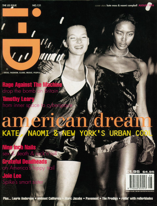i-donline:  Celebrate Edward Enninful’s Isabella Blow Award for Fashion Creator and Thanksgiving in one with a #TBT to Kate and Naomi on the cover of The US Issue, No. 131, August 1994. LOOK (Photography Steven Klein, Styling Edward Enninful, Make-up