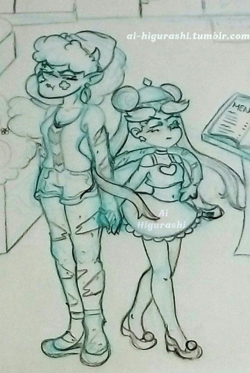 A Sketch Im Currently Doing For A Challenge In Amino Portraying A Young Meteora In A Blind Date With
