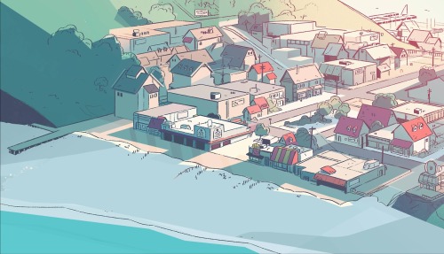 Steven Universe background-Beach City