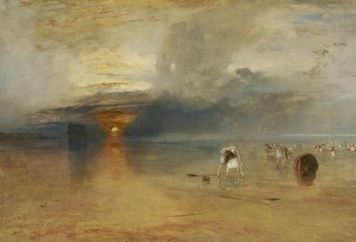 J.M.W Turner, Calais Sands at Low Water: Poissards Collecting Bait, 1897