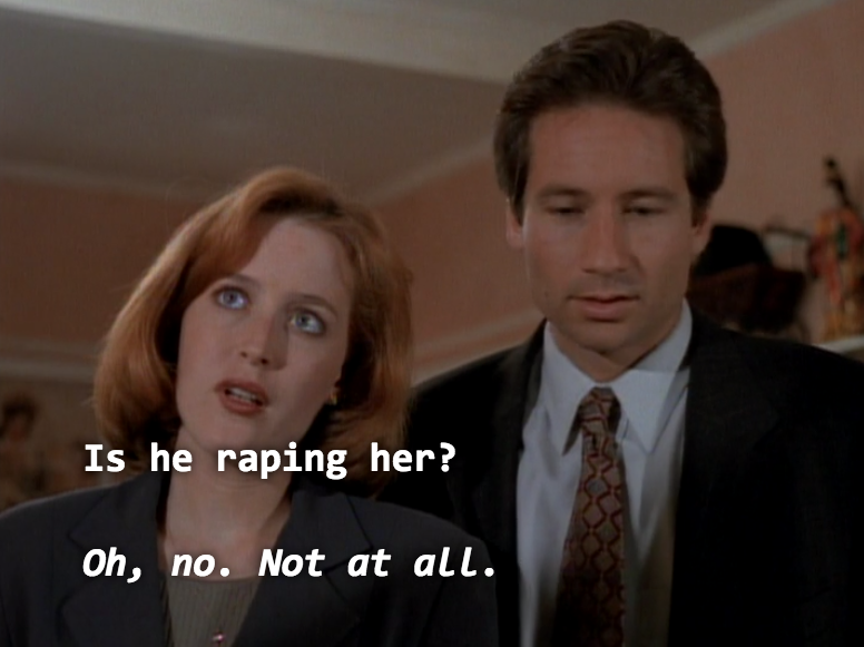 The signs as our favorite out-of-context x-files screen-caps.