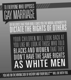 hotgaycouple:  TO EVERYONE WHO OPPOSES GAY MARRIAGE!