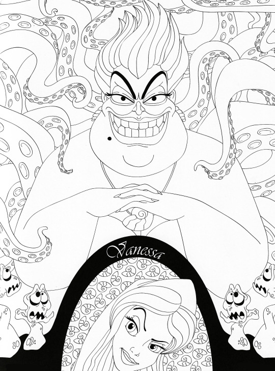 770 Collections Disney Ursula Coloring Pages  HD