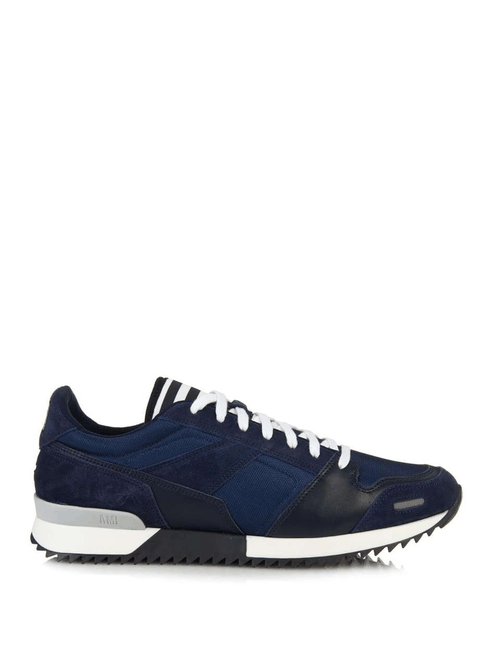 wantering-sneakers:  Leather and suede low-top trainersYou’ll love these Shoes.