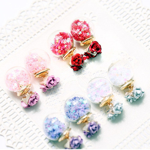romanticandsadone:Sweet Glass Ball Earrings 001    ☪ ☪    002003    ☪ ☪    004005    ☪ ☪    0063RD A