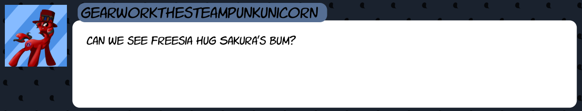 askthecookies: Freesia: Squeezy squeezy~ Sakura: …  X3!!