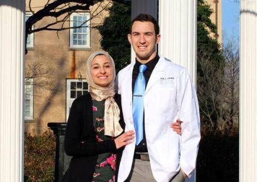 nadinefadlallah:3 Killed In Shooting Near University Of North Carolina At Chapel HillThe three victims were reportedly identified as Deah Shaddy Barakat, 23, Yusor Mohammad, 21, and Razan Mohammad Abu-Salha, 19.American media didn’t consider giving