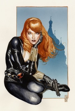 comicbookartwork:  Black Widow by J.G. Jones