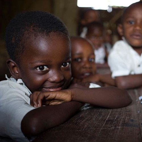 All smiles at this school in DRC! #ForEveryChild: Happiness Photo: Unicef 2018 Pinsloo #happy #child