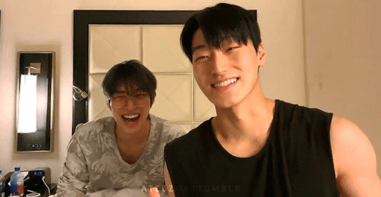 happiness is stored in the sangi !!  #foratiny#ateezedit#atzinc#thekpopnetwork#ultkpop#kboyzedit#ateez#choi san#song mingi#ateez san#ateez mingi #im so glad theyre roommates again theres never a dull moment with them  #* miks.gif  #* mine.