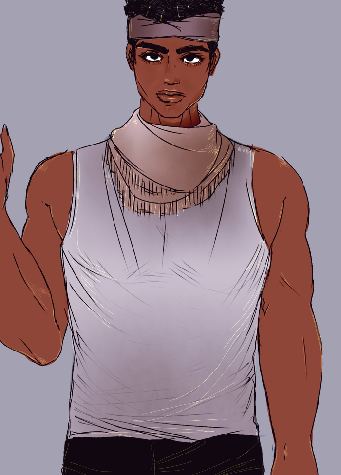 pornstarbutters:I drew him in four different outfits because i couldn’t decide