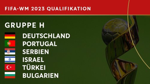 Germany’s group H for the WWC 2023 qualification:GermanyPortugalSerbiaIsraelTurkeyBulgaria