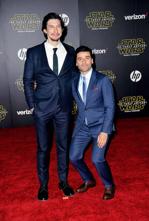 kylo-del-rey:  What did we do to deserve Adam Driver and Oscar Isaac