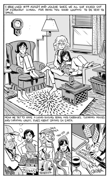 caseyboots:caseyboots:Here’s the cover and first 3 pages of GIRL TOWN! I hope it piques your interes