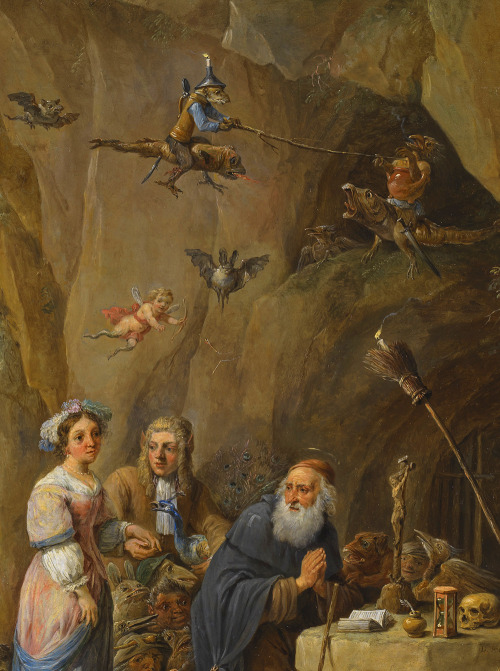 jaded-mandarin: David Teniers. Detail from The Temptation of St Anthony, 17th Century.