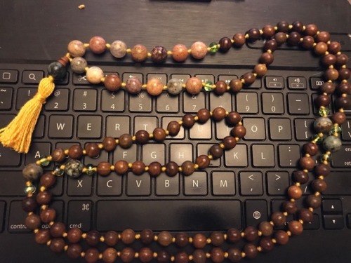 Redid my mala and it looks and feels so much better.