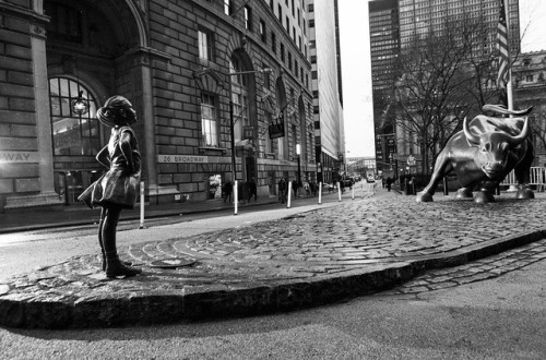 itscolossal: A Statue of a Defiant Girl Now porn pictures