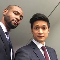 harryshumjr-news:  isaiahmustafa: Downworlders in suits. Upfronts last week in NY. 