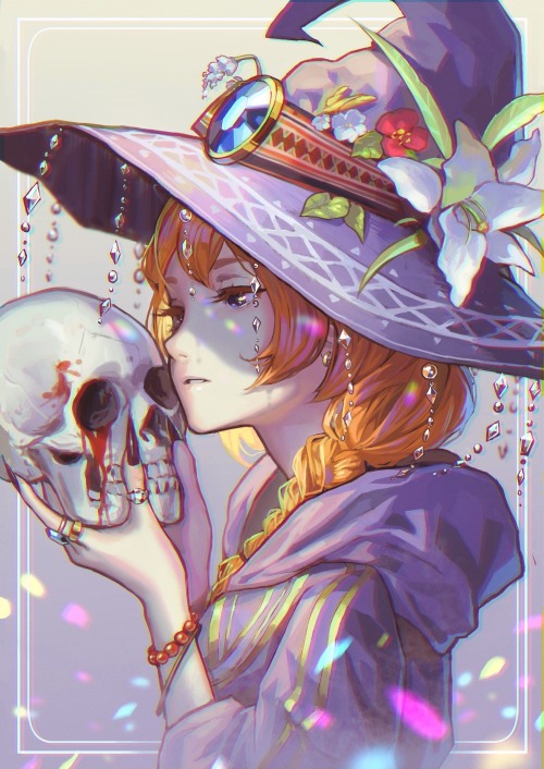 ppinne: “The kiss of death” Happy Halloween!