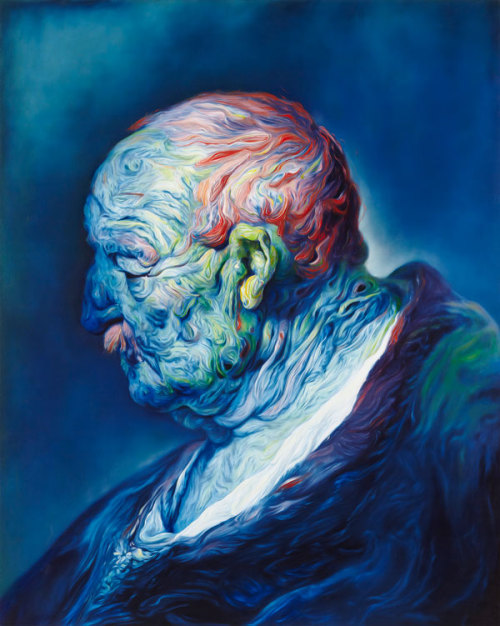 strange art by Glenn Brown