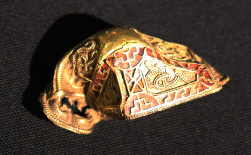 Staffordshire Hoard, Anglo-Saxon Treasure Hoard, Stoke-on-Trent, 26.11.17.Exquisitely detailed treas