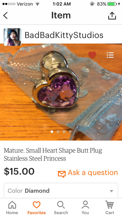 iwant-yourbite:  i want a cute little princess plug so bad.  maybe i should make a wishlist that could be paid for with videos or a photo session… 🤔 would anyone wanna spoil me with sexy things?