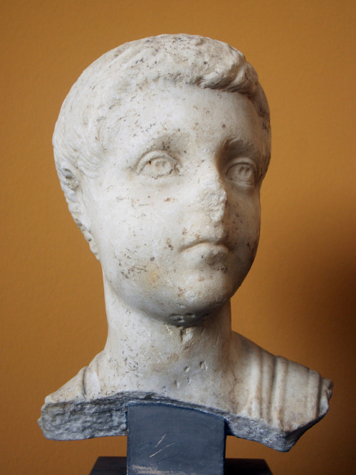 myglyptothek:Portrait of a boy. Perhaps Saloninus, son of emperor Gallienus, or son of the one of th
