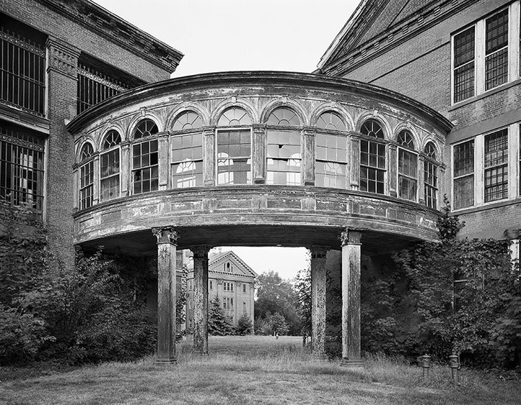 Bridge to Infirmary Ward, Taunton State Hospital, Massachusetts