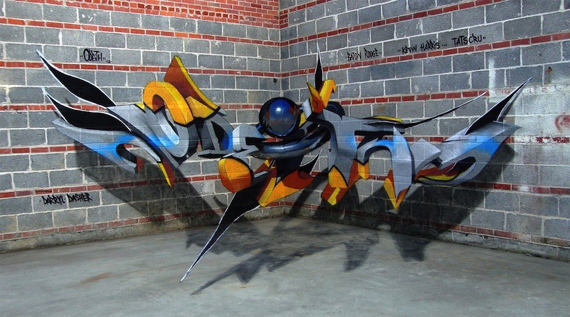 archiemcphee:  The Department of Awesome Anamorphic Artwork has been on fire lately