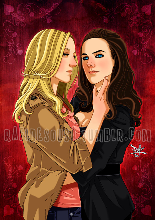 rafidesousa:Doccubus art for the multi-fandom artbook for charity to be sold at ClexaCon. :) OMG I’v