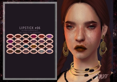 LIPSTICK #06◊ DL // HQ PIC // ☕ ◊ - Don’t re-upload;- Don’t use my textures without permission;- Fee