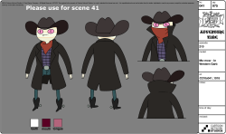 selected character model sheets (2 of 2)